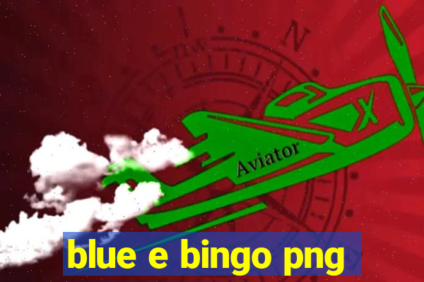 blue e bingo png